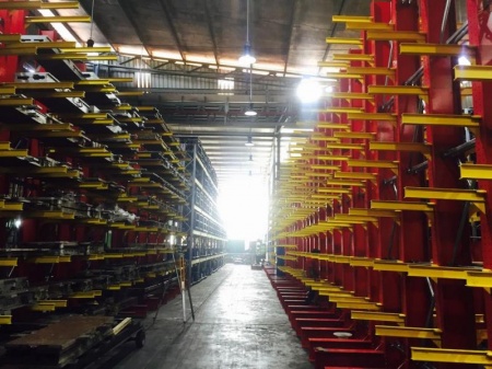 Le rayonnage cantilever, une solution efficace &agrave; Villefontaine